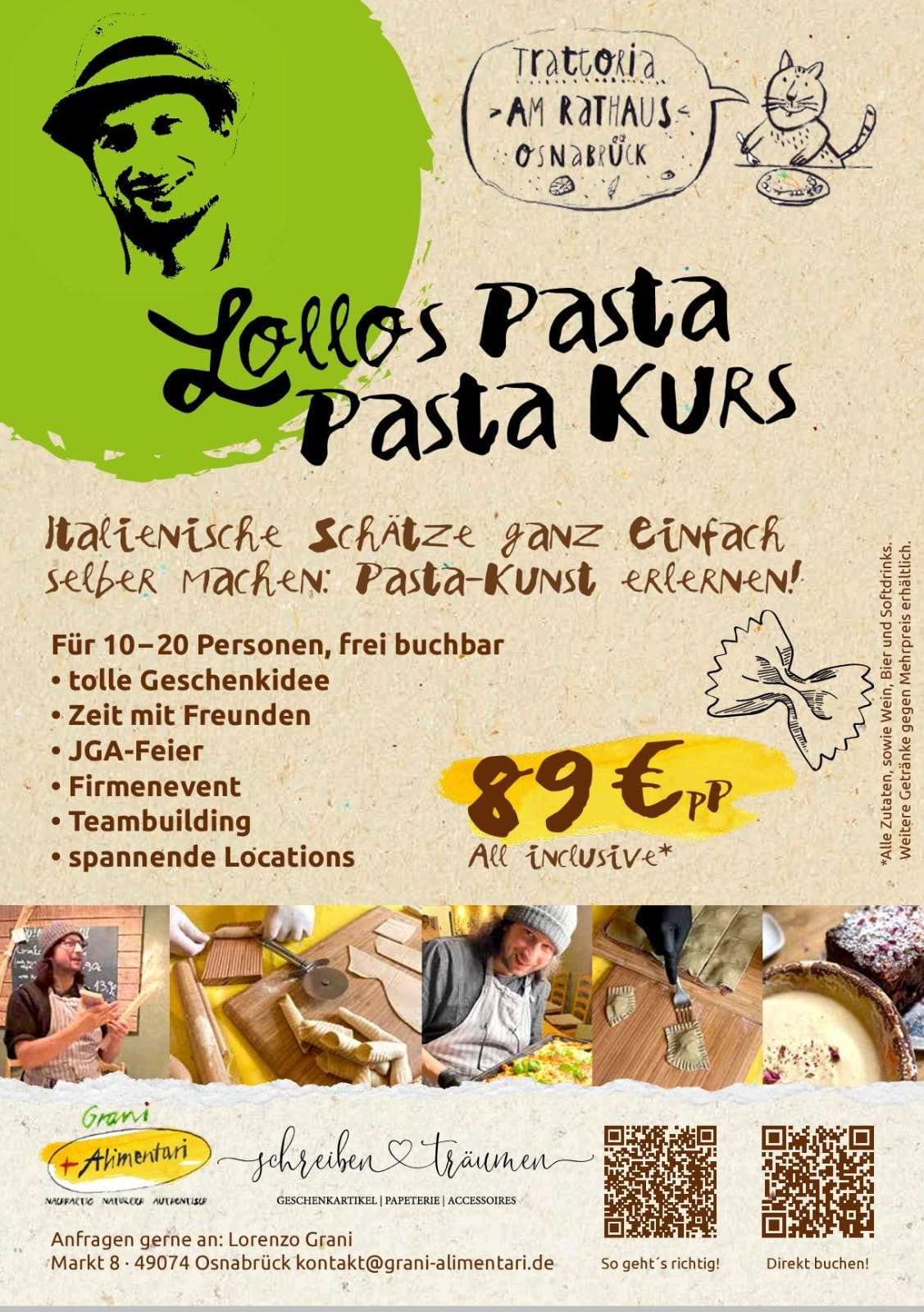 Lollos Pasta Kurs Gutschein