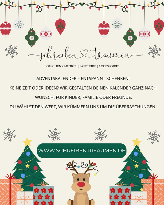 Adventskalender - Entspannt Schenken!