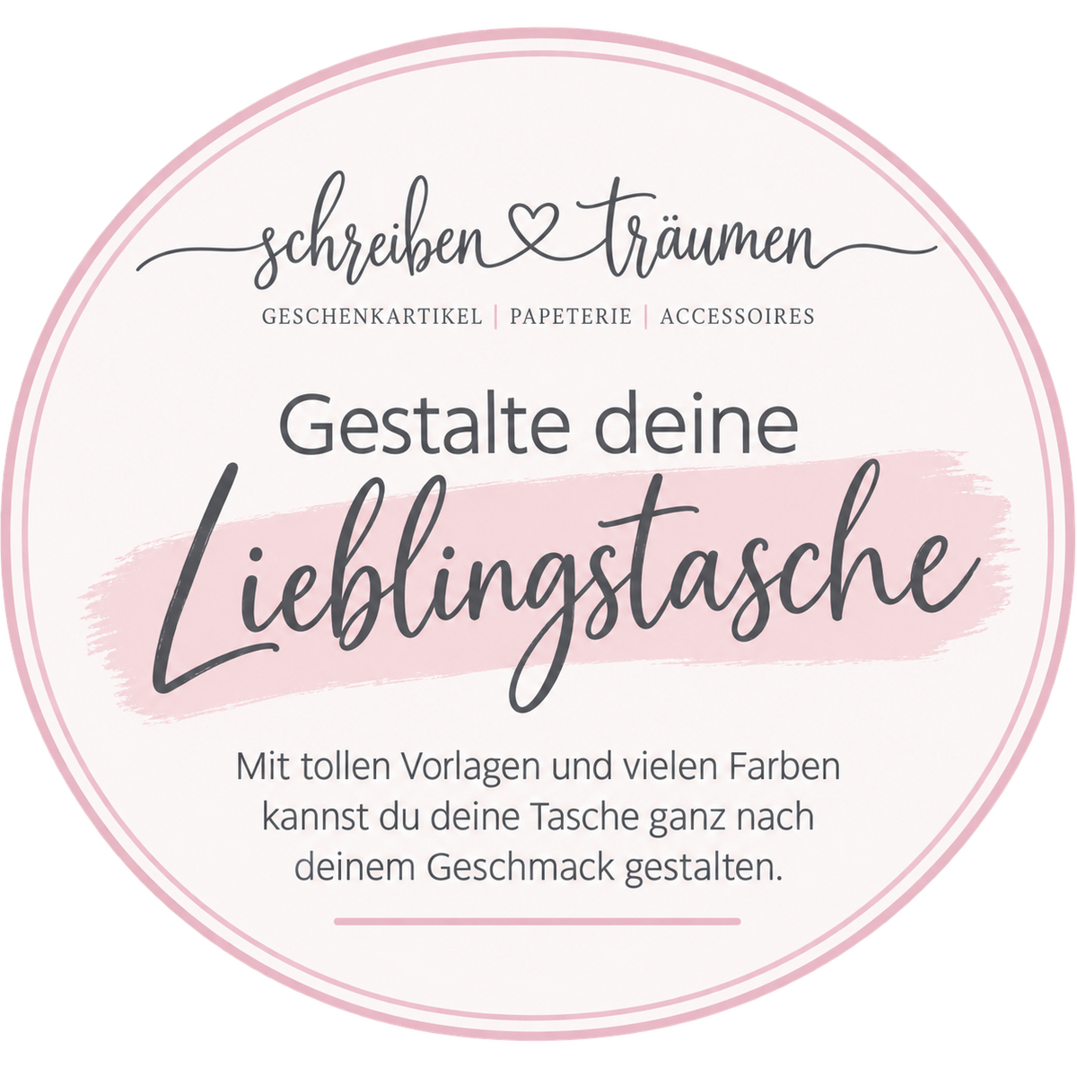 Gestalte deine Lieblingstasche ab 6 Jahre